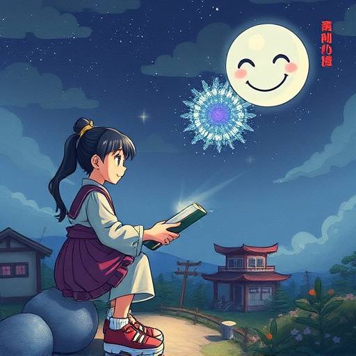 ナレーション原稿を読む学生の写真